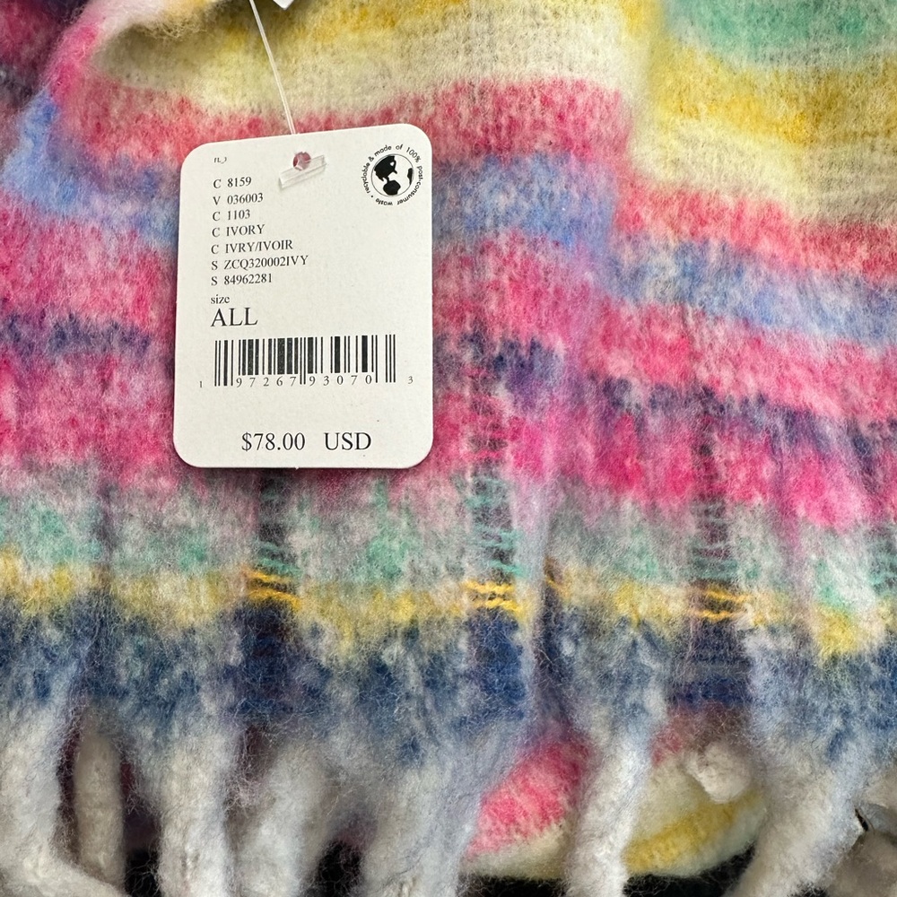 NWT! FREE PEOPLE BOHO FRINGE THROW - Picture 7 of 9